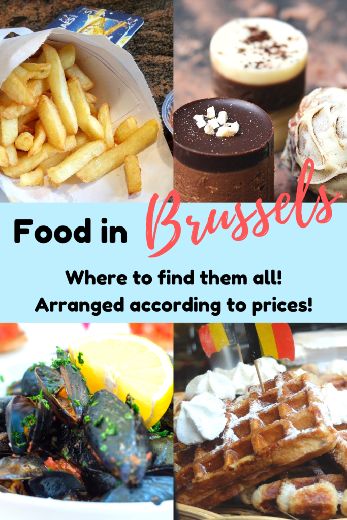 All the food places and restaurants in Brussels that you need to know before going to Brussels! Recommended by locals, this post breaks down all the restaurants according to the different price range so you could enjoy food in Brussels without worrying too much about the cost! #foodinbrussels #brusselstravel #europeitinerary #foodie #europe